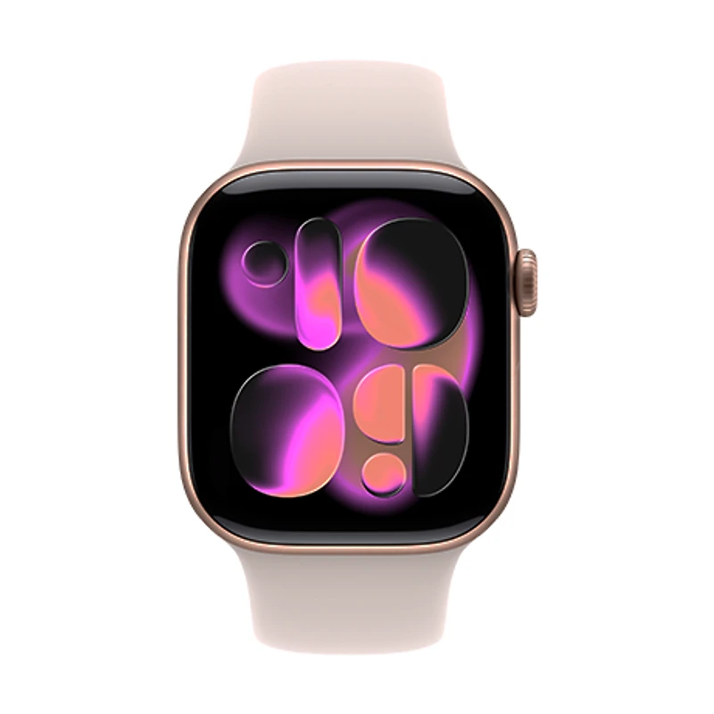 Apple Watch 11 - 42mm Aluminum Black Sport Band S/M