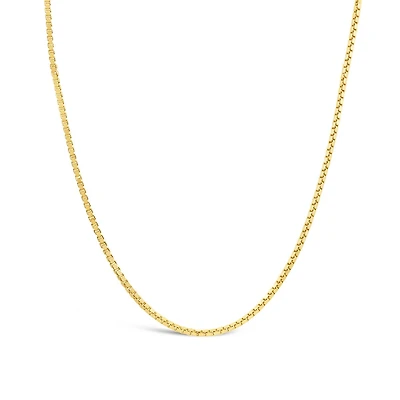 10K Yellow Gold 24" 0.90mm Box Link