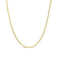 10K Yellow Gold 24" 0.90mm Box Link
