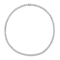 Julianna B Sterling Silver 0.52CTW Diamond Tennis Necklace