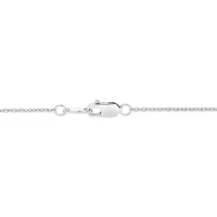 Dancing Diamonds Sterling Silver Diamond Pendant