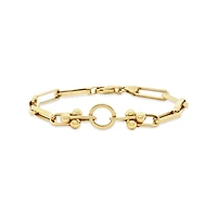 14K Yellow Gold 7.5" Open Link Bracelet
