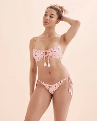 Bas de bikini brésilien coupe en V Boho