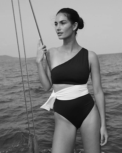BEL AIR One Shoulder One-piece Swimsuit