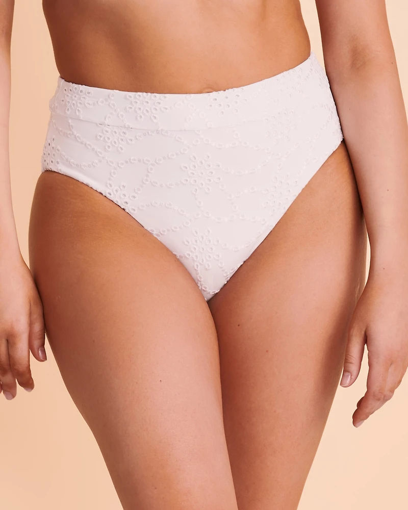 Bas de bikini taille haute EYELET