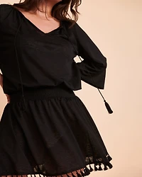 Robe à pampilles