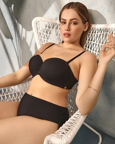 RENEW WAVE D Cup Bandeau Bikini Top