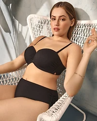 RENEW WAVE D Cup Bandeau Bikini Top