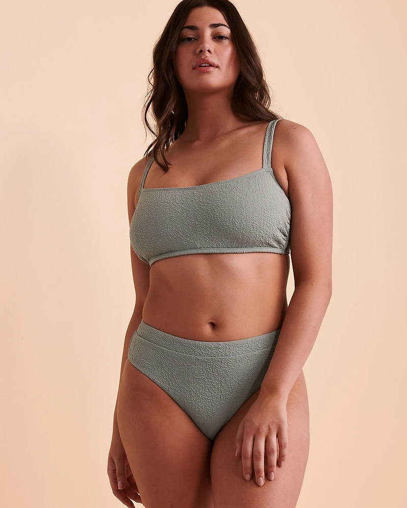 TEXTURED D Cup Bikini Top