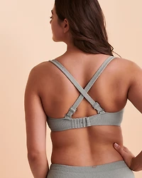 TEXTURED D Cup Bikini Top