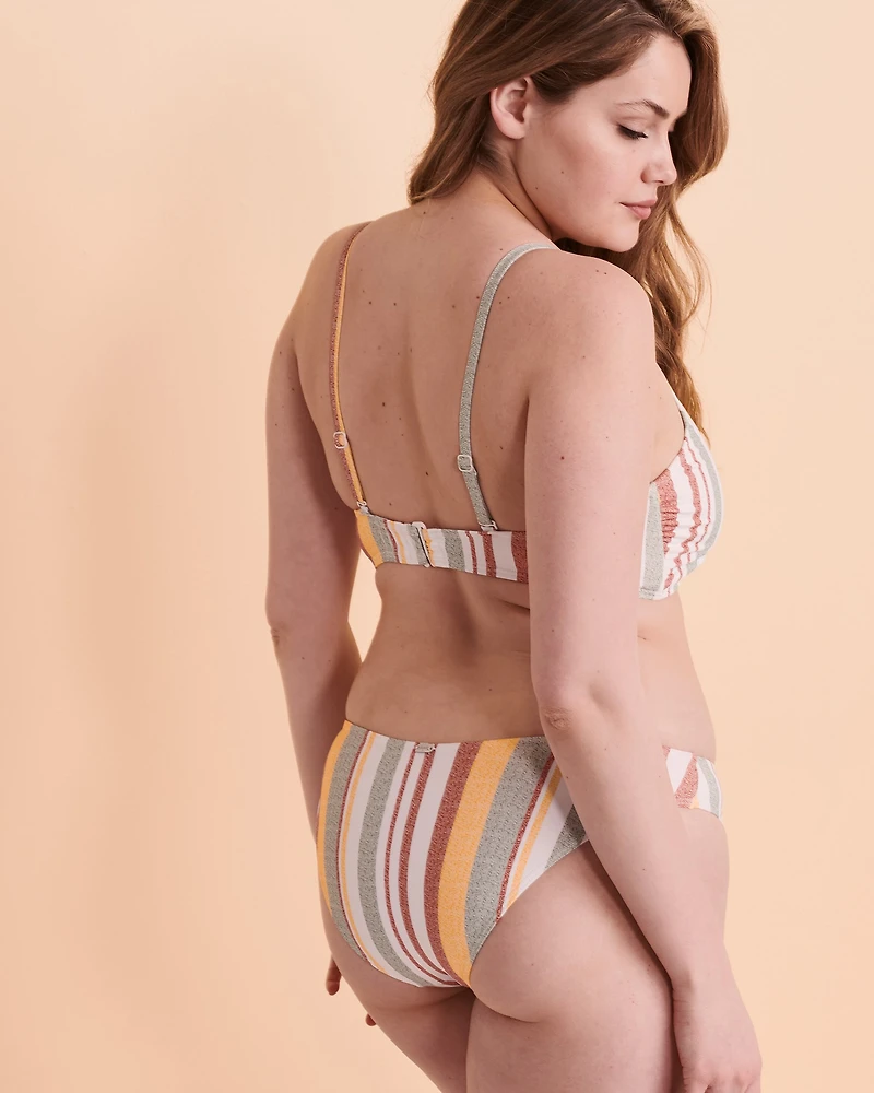 Haut de bikini bonnet D IRREGULAR STRIPE