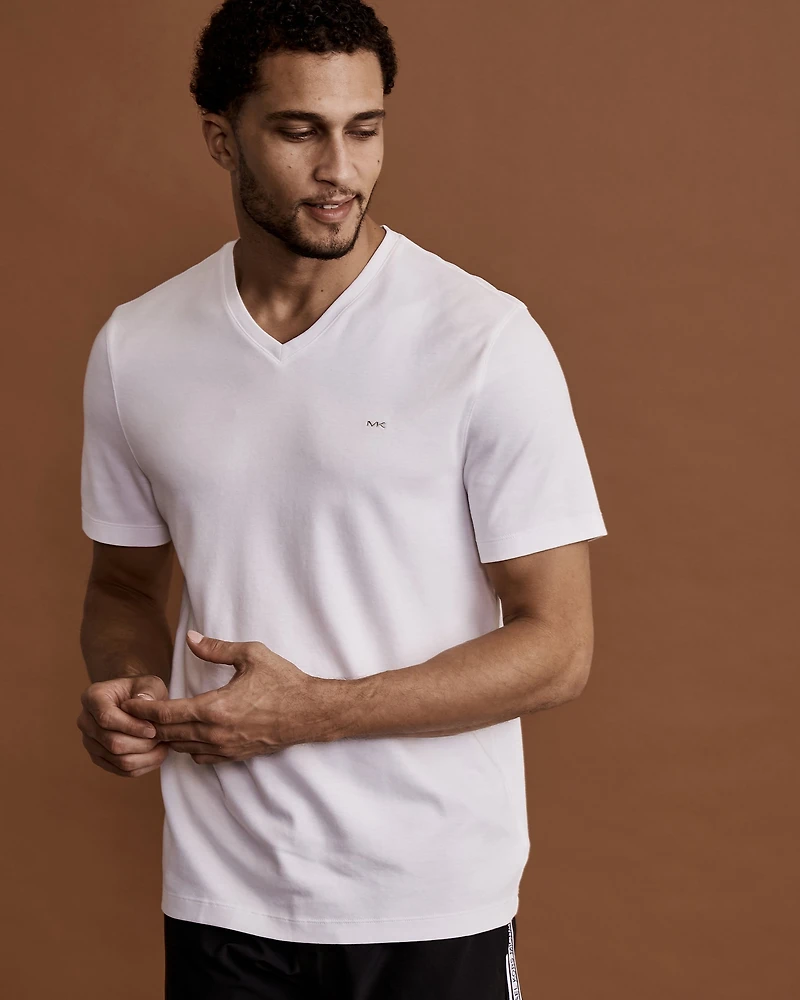 T-shirt col en V