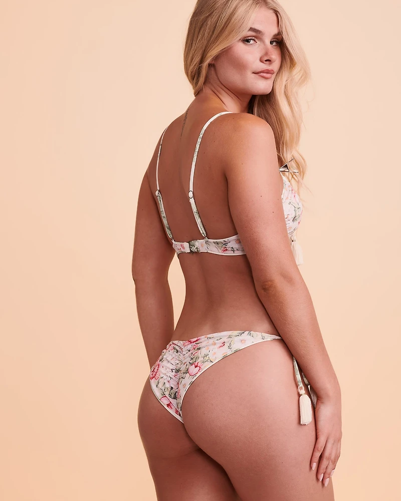 Haut de bikini plongeant réversible COCO FOREST