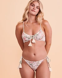 Haut de bikini plongeant réversible COCO FOREST