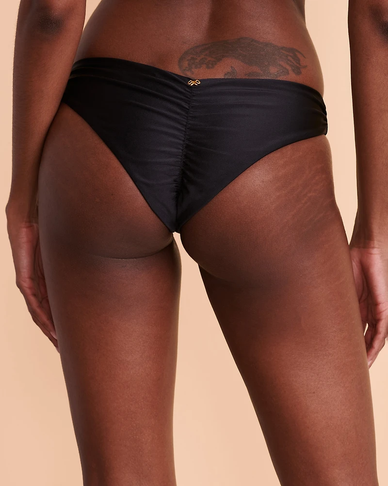 Bas de bikini plissé BLACK PIER