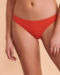 PREMIUM SURF Ribbed Cheeky Bikini Bottom