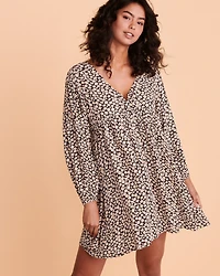 SECRET WISH Long Sleeve Dress