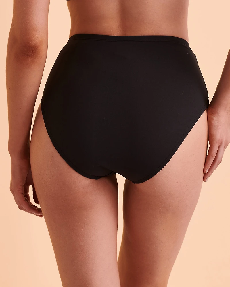 NEW WAVE Draped High Waist Bikini Bottom