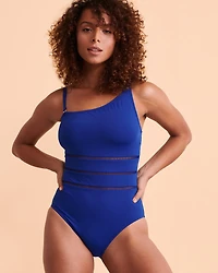 BEHIND THE SEAMS One Shoulder One-piece Swimsuit