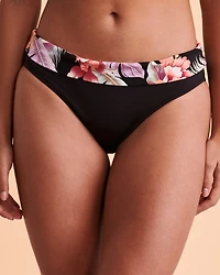 FLIRTATION Contrasting Waistband Bikini Bottom