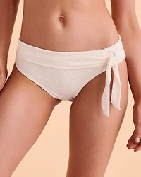 Bas de bikini bande taille pliée TEXTURED