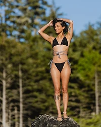 Haut de bikini triangle réversible Loulou SANTA THERESA