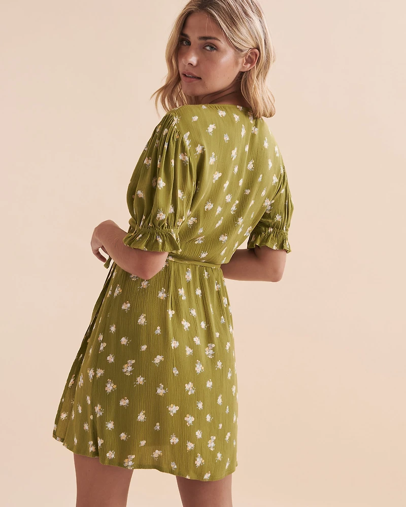 Robe courte porte-feuille Chiquita