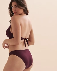 Haut de bikini triangle torsadé à l'avant bonnet D-DD Jetset