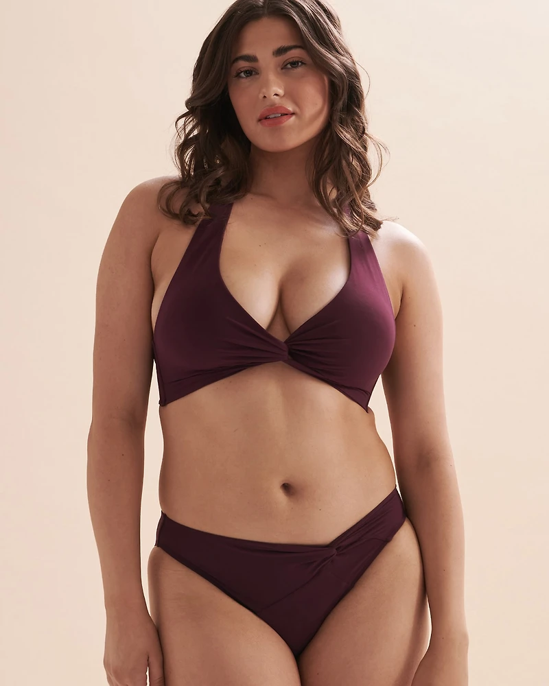 Bas de bikini aux hanches torsadé à l'avant Jetset