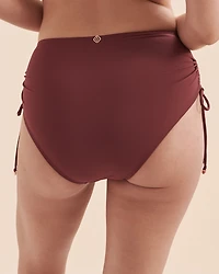 Bas de bikini taille haute Bourgogne