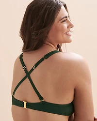 Ring Master D Cup Draped Bikini Top