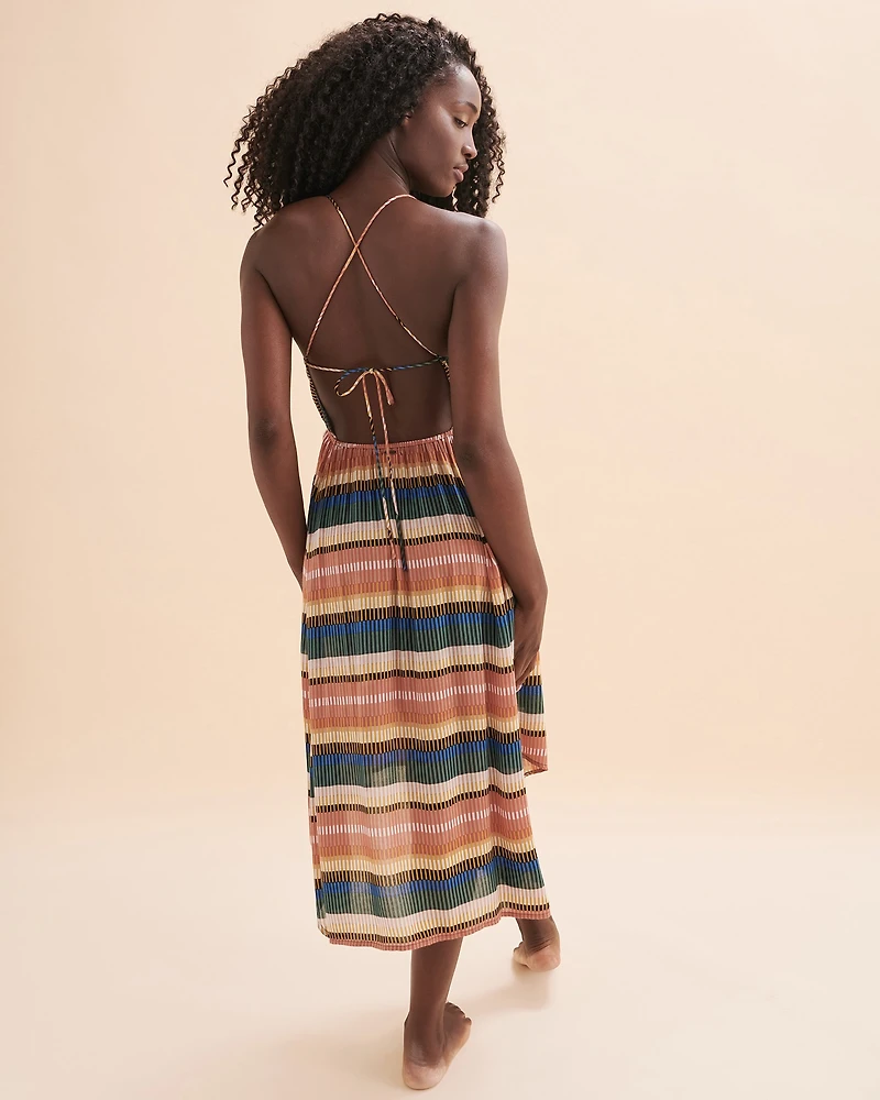 Robe longue Gerri Striped