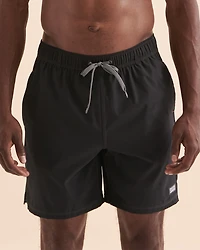 Oh Buoy 2N1 Stretch 7" Volley Swimsuit With Brief Liner