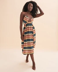 Gerri Striped Long Dress