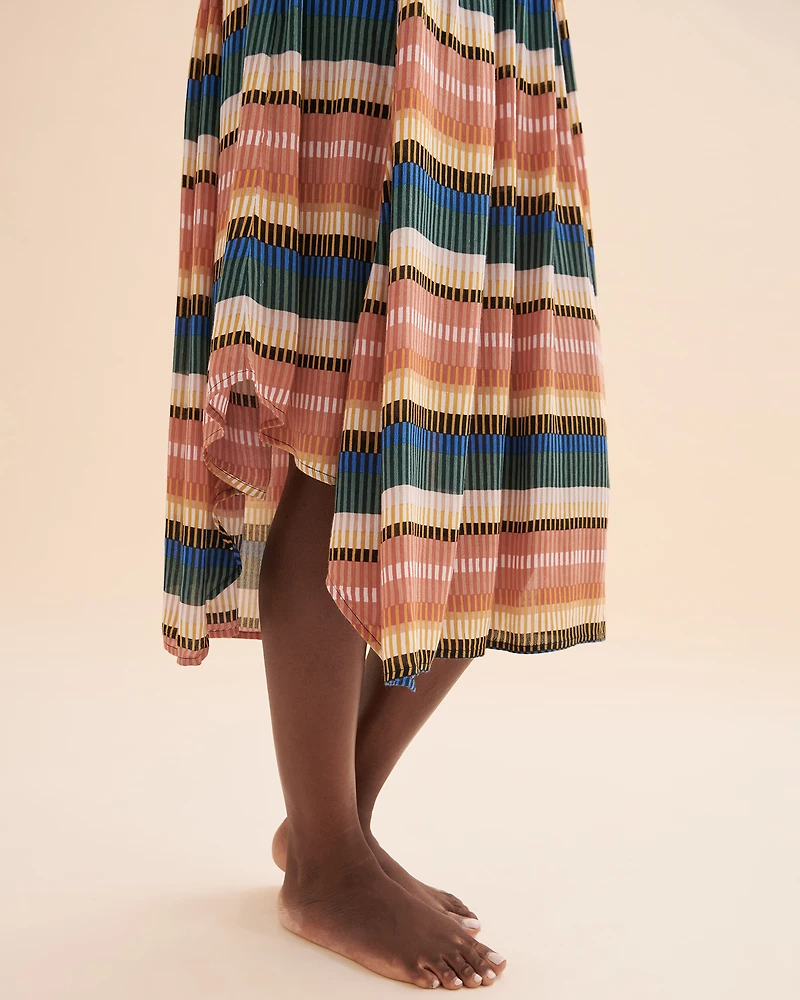 Gerri Striped Long Dress