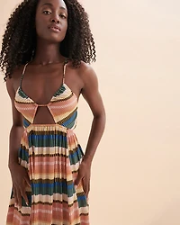 Gerri Striped Long Dress
