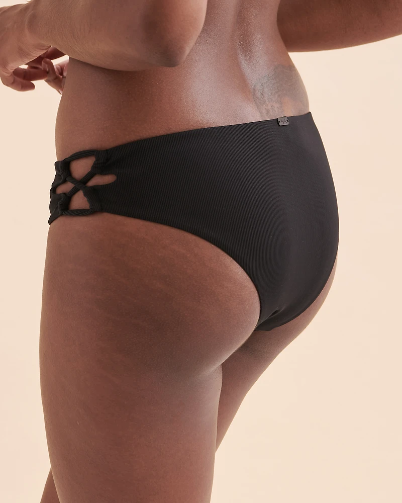 Ribbed Cheeky Bikini Bottom