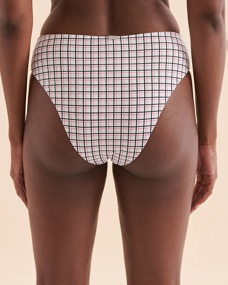 Plaid Brazilian Bikini Bottom
