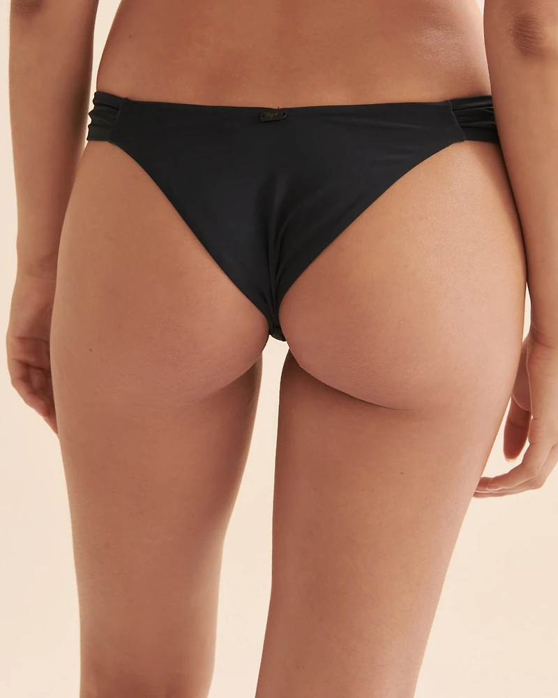 Solid Thong Bikini Bottom