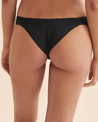 Solid Thong Bikini Bottom