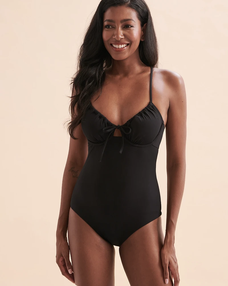 Ribbed One-piece Swimsuit