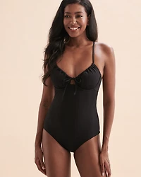 Ribbed One-piece Swimsuit
