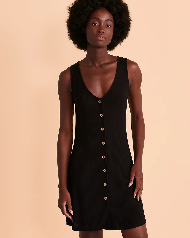 Robe courte côtelée CORA