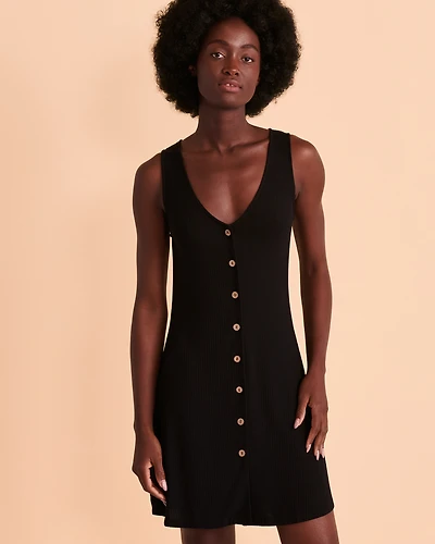 Robe courte côtelée CORA