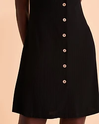CORA Ribbed Short Dress