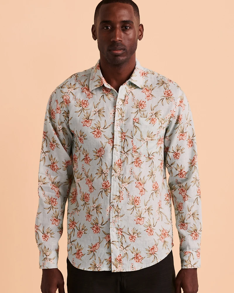 Linen Button-down Shirt