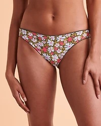 Bas de bikini jambe haute réversible CROCODILE