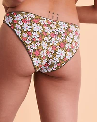 Bas de bikini jambe haute réversible CROCODILE