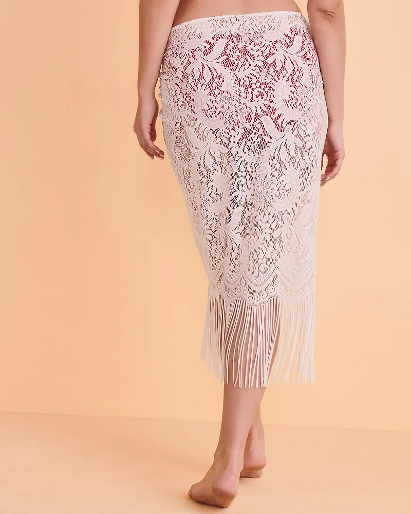 Lace and Fringe Pareo