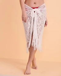 Lace and Fringe Pareo